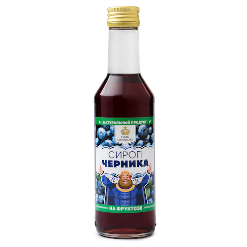 Царь Сиропов сироп черника на фруктозе 250мл #1