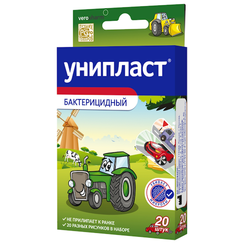 Унипласт лейкопластырь бактерицидный Машины № 20 #1