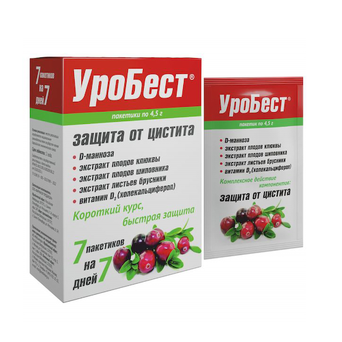 Уробест порошок пак. 4,5г № 7 БАД #1