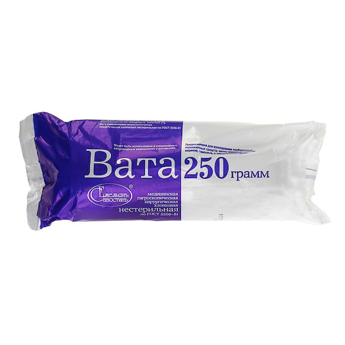 Вата гигиеническая нестерильная 250г #1