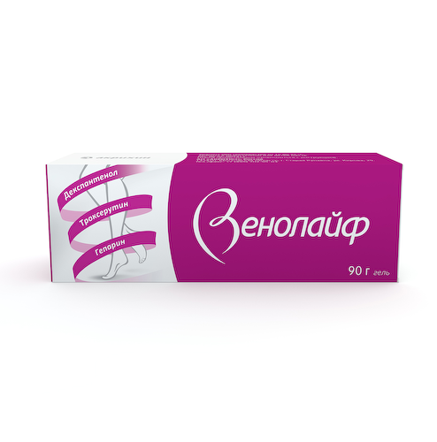 Венолайф гель для наружного применения 0,25%+5%+2% 90г #1