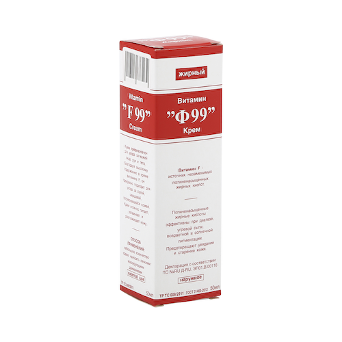 Витамин F99 крем жирный 2% 50г #1