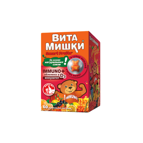 ВитаМишки Иммуно плюс пастилки жевательные №60 #1