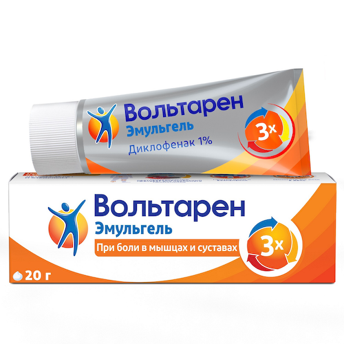 Вольтарен эмульгель 1% 20г #1