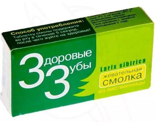 Жевательная смолка Здоровые зубы 1г №10 #1