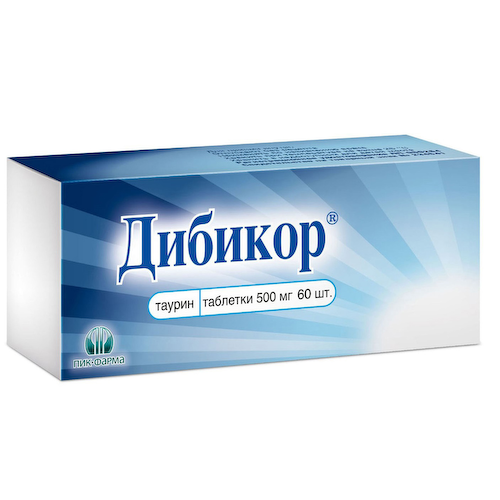 Дибикор таб. 500мг №60 #1