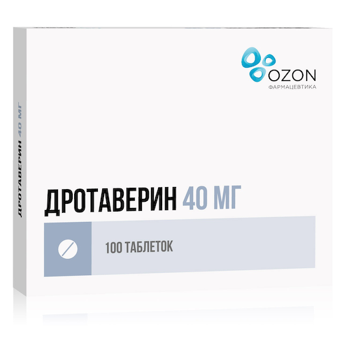 Дротаверин таб. 40мг №100 #1
