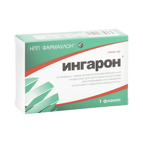 Ингарон лиоф. для приг.р-ра интраназ 100000МЕ №1 #1