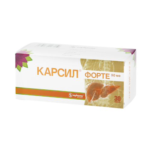 Карсил форте капс. 90мг №30 #1