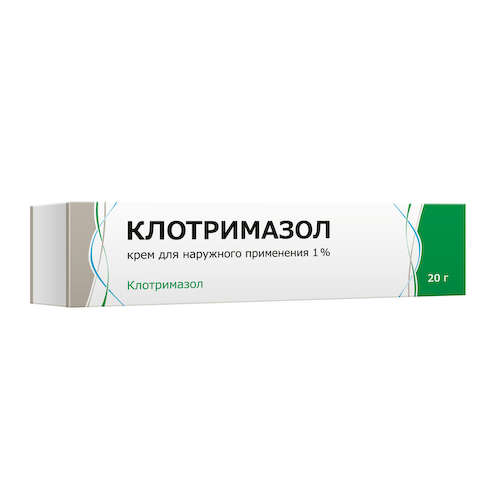 Клотримазол крем 1% 20г #1