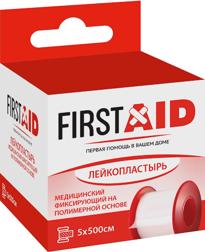 Ферстэйд пластырь медицинский фиксирующий на полимерной основе 5х500см #1