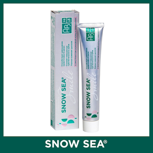 Зубная паста SNOW SEA® SMILE с экстрактом осиновой коры и ламинарии, 75 мл #1