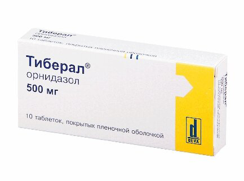 Тиберал таб. п/о 500мг №10 #1