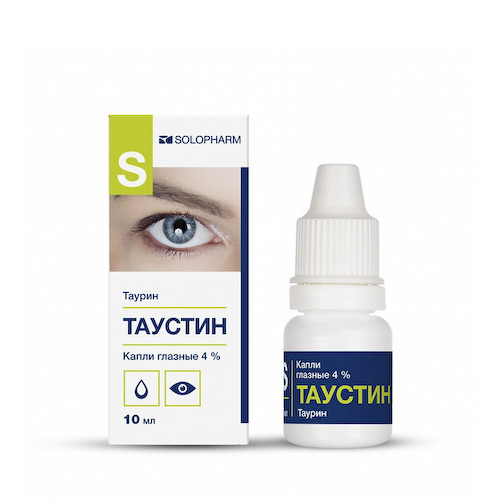 Таустин (Таурин-Солофарм) капли гл 4% 10мл #1