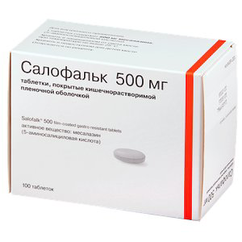 Салофальк таб. п/о 500мг №100 #1