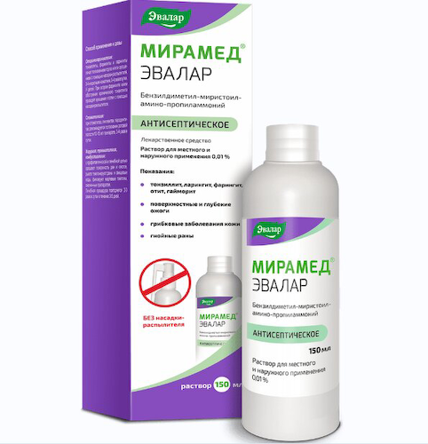 Мирамед Эвалар р-р д/мест. наруж. прим. с расп. 0,01% 150мл #1
