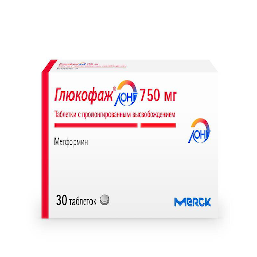 Глюкофаж Лонг таб. пролонг. 750мг №30 #1