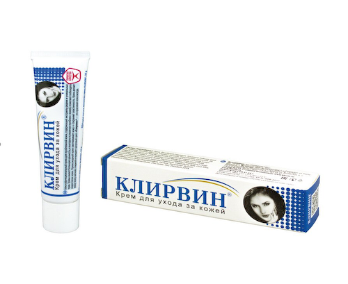 Клирвин крем п/пятен/шрамов на коже 25г #1