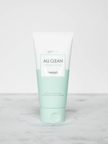 Мягкая очищающая гель-пенка HEIMISH All Clean Green Foam 150ml #1