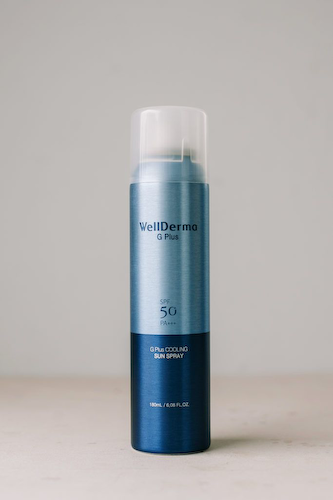 Освежающий солнцезащитный спрей WellDerma G Plus Sun Spray SPF50+ PA+++ 180ml #1