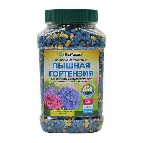 БиоМастер Пышная гортензия, комплексное минеральное удобрение 1,2 кг #1