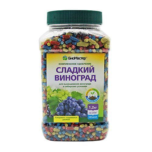 БиоМастер Сладкий виноград, комплексное минеральное удобрение 1,2 кг #1