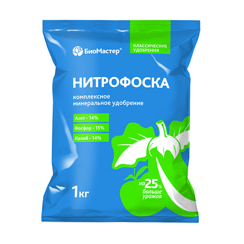 Нитрофоска, комплексное минеральное удобрение 1 кг #1