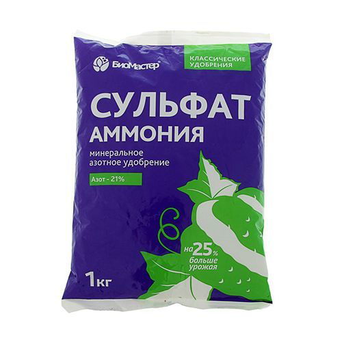 Сульфат аммония, минеральное удобрение 1 кг #1