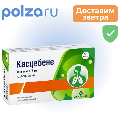 Касцебене, капсулы 375 мг, 30 шт. #1