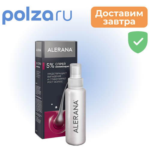Алерана, спрей 5% 60 мл, 1 шт. #1