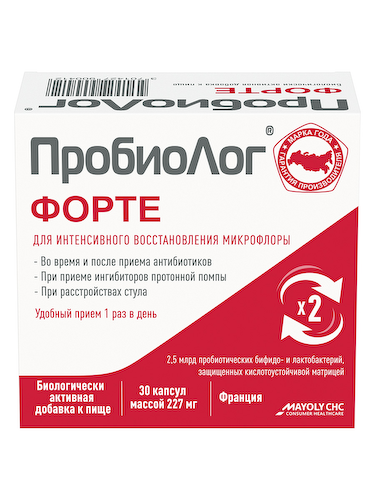 ПробиоЛог Форте, капсулы 227 мг, 30 шт. #1