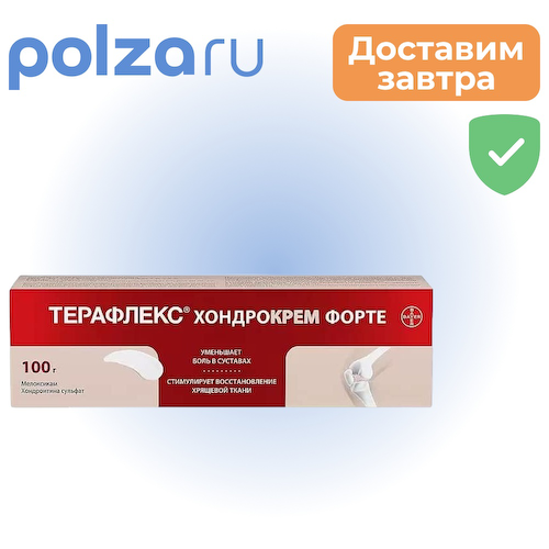 Терафлекс Хондрокрем Форте, крем 1%+5% 100 г, 1 шт. #1