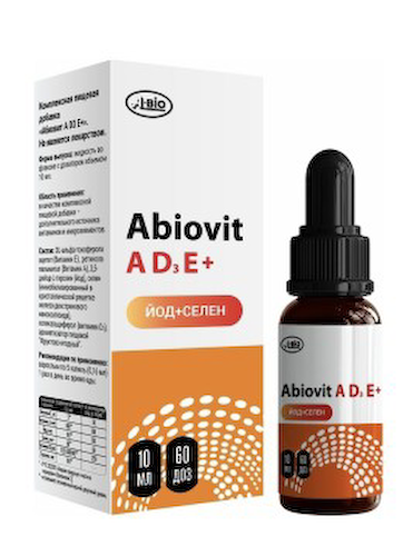 A-BIO, Абиовит «A D3 E +», жидкость, 10 мл #1