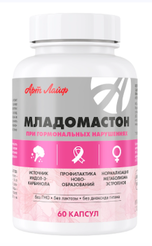 АртЛайф, Младомастон (при мастопатии, эндометриозе), капсулы, 60 шт. #1