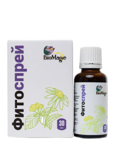 BioMagic, Фитоспрей (при боли и сухости в горле), жидкость, 30 мл #1