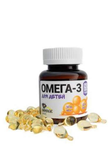BioMagic Food, Омега-3 для детей, тубатины, 60 шт. #1