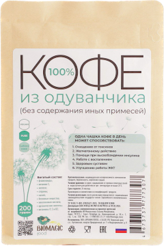 BioMagic, Кофе из одуванчика, 200 г #1