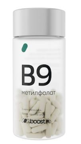 BOOSTLIFE, Витамин В9 (метилфолат), капсулы, 60 шт. #1