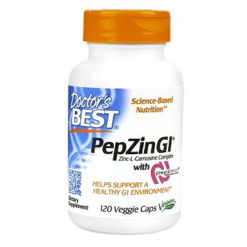 Doctor's Best, PepZinGl, Комплекс «Цинк + L-карнозин», капсулы, 120 шт. #1