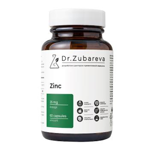 Dr.Zubareva, Цинк (бисглицинат), капсулы, 60 шт. #1