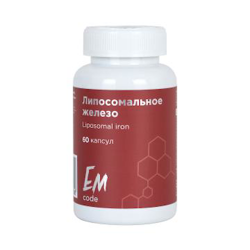 EMcode, Липосомальное железо, капсулы, 60 шт. #1