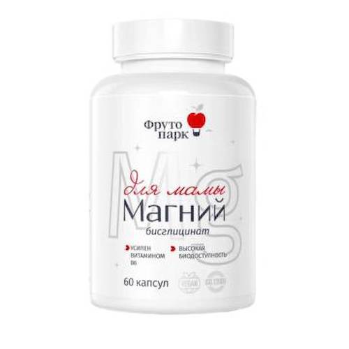 Фруто парк, Магний (бисглицинат), капсулы, 60 шт. #1