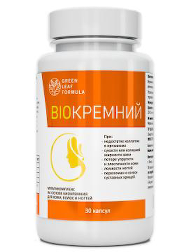 Green Leaf Formula, Биокремний, капсулы, 30 шт. #1