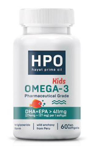 HayatPrimeOil, Омега 3 Kids, капсулы (халяль), 60 шт. #1