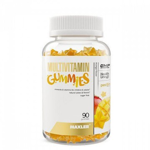 Maxler, Мультивитамины со вкусом манго, жевательные пастилки, 90 шт. #1
