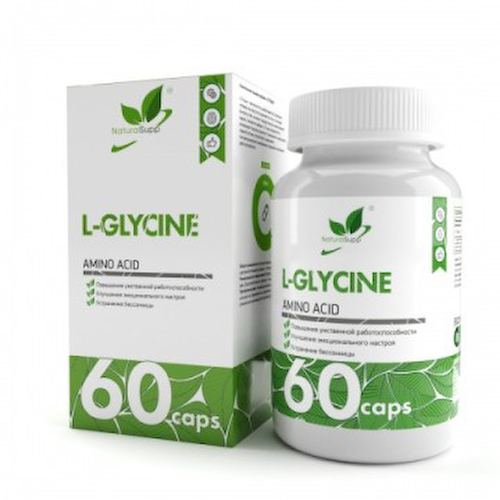 Naturalsupp, L- Глицин, капсулы, 60 шт. #1