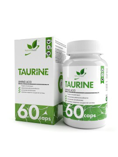 Naturalsupp, Таурин, капсулы, 60 шт. #1