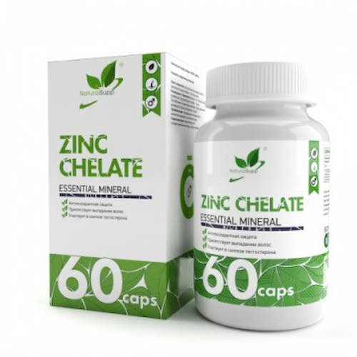 NaturalSupp, Цинк (бисглицинат), капсулы, 60 шт. #1