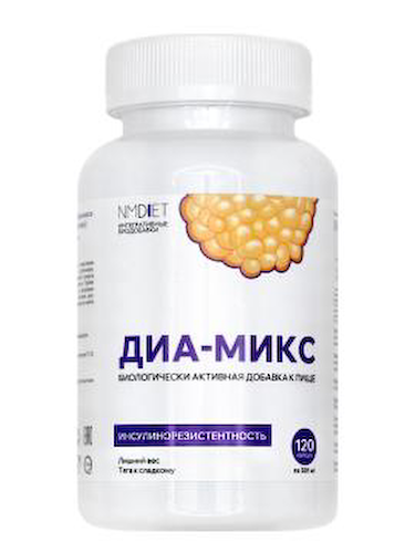 NMDIET, Комплекс «Диа-микс» (при инсулинорезистентности), капсулы, 120 шт. #1