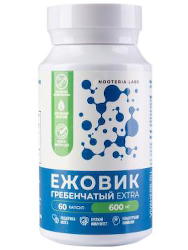 Nooteria Labs, Ежовик Гребенчатый Extra, капсулы, 60 шт. #1